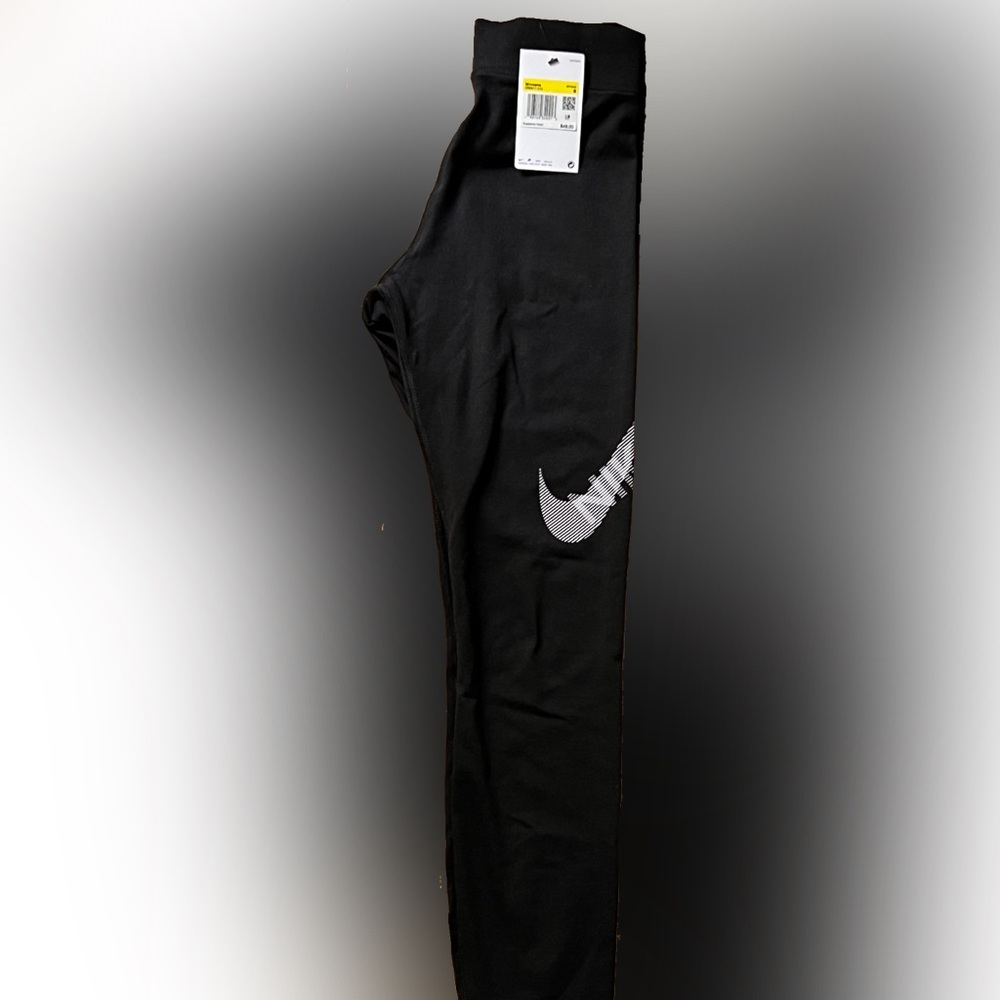 Women’s Nike Leggings Blk/Wht Sz S - Picture 4 of 4